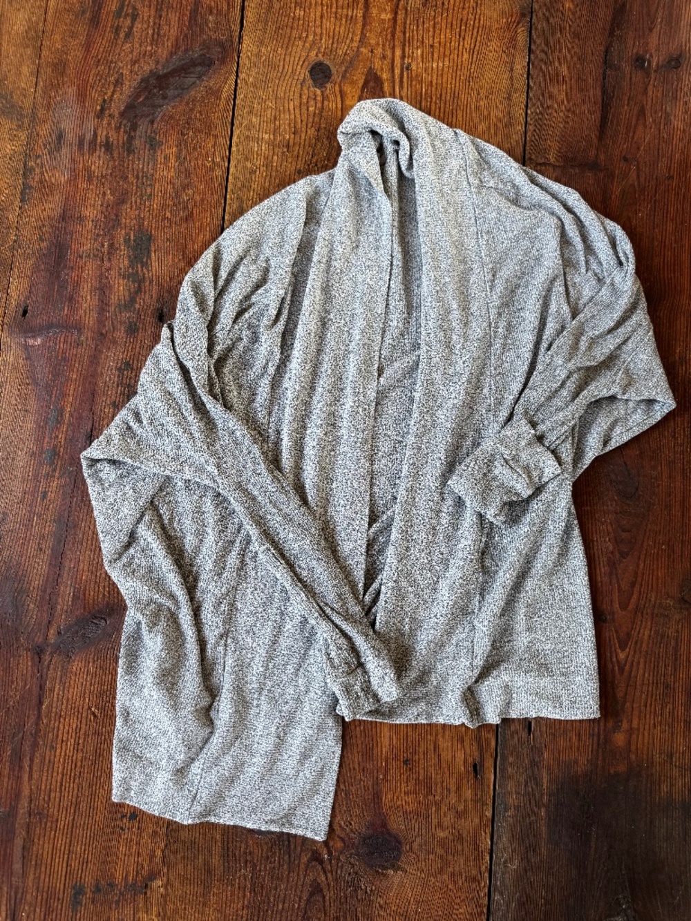 Grey Lightweight Cardigan Shawl